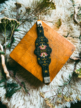 Load image into Gallery viewer, Black Floral Cuff