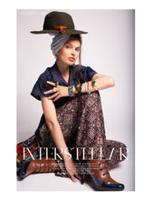 Load image into Gallery viewer, Black Floral Cuff