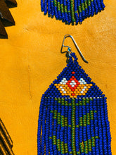 Load image into Gallery viewer, Blue Mini Flora Fringe