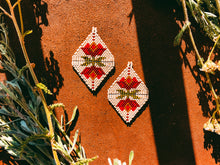 Load image into Gallery viewer, cream + red