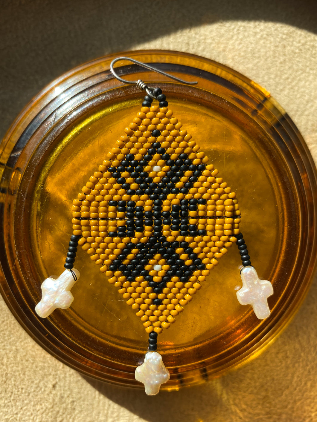 Floral Diamonds x Pearl Crosses