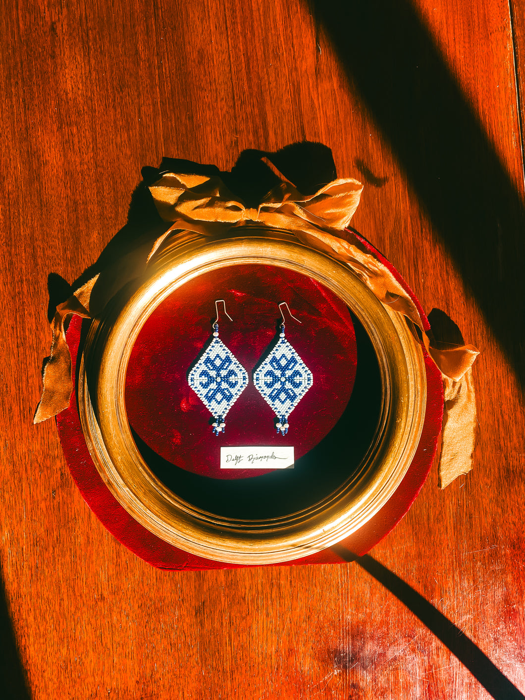 Delft Floral Diamonds