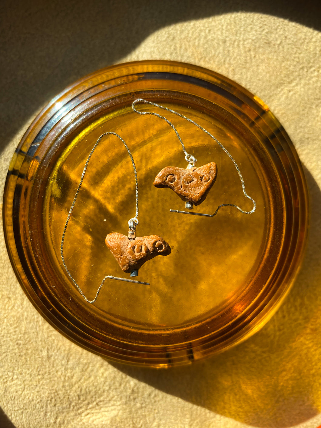 Vintage Clay Birdie Threaders